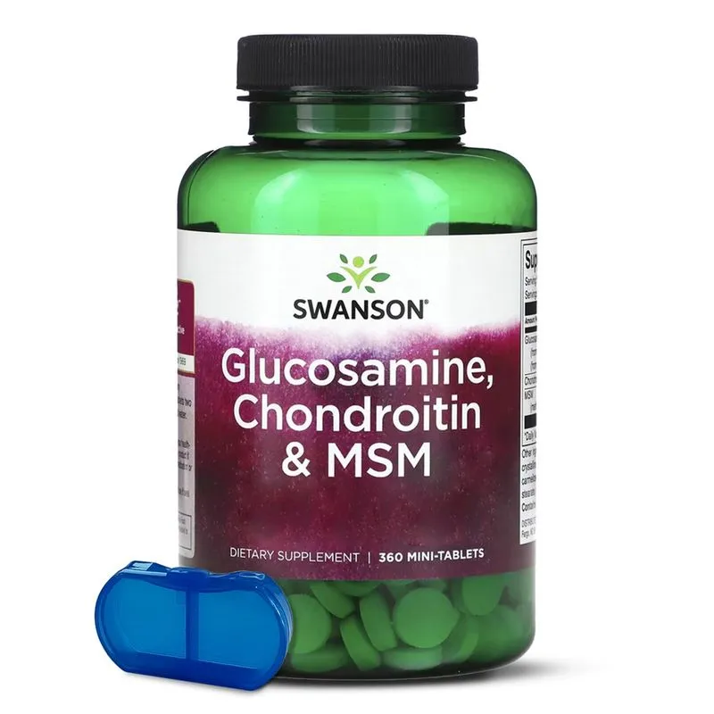 Glucosamina Condroitina e msm Swanson 360 Mini-Tabs
