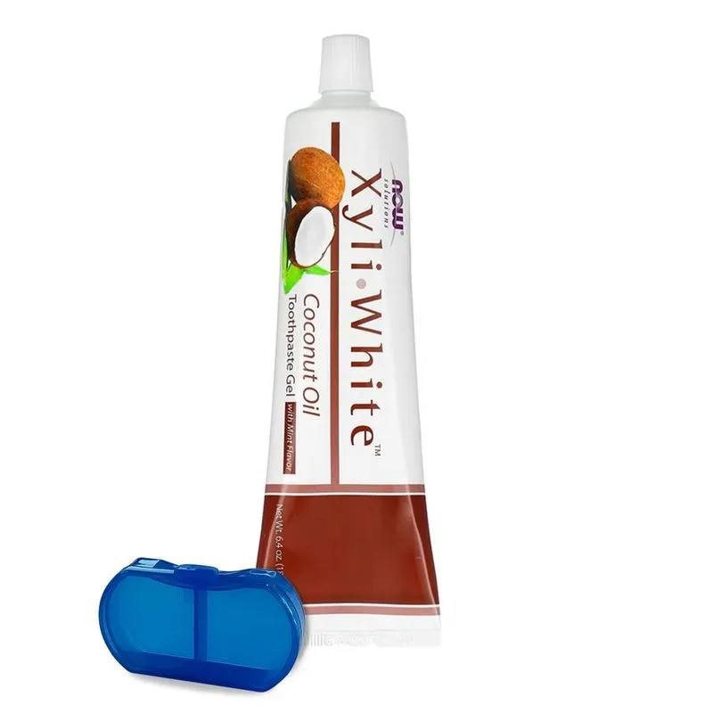 Creme Dental + Óleo Coco XyliWhite Now Foods 181g Importado