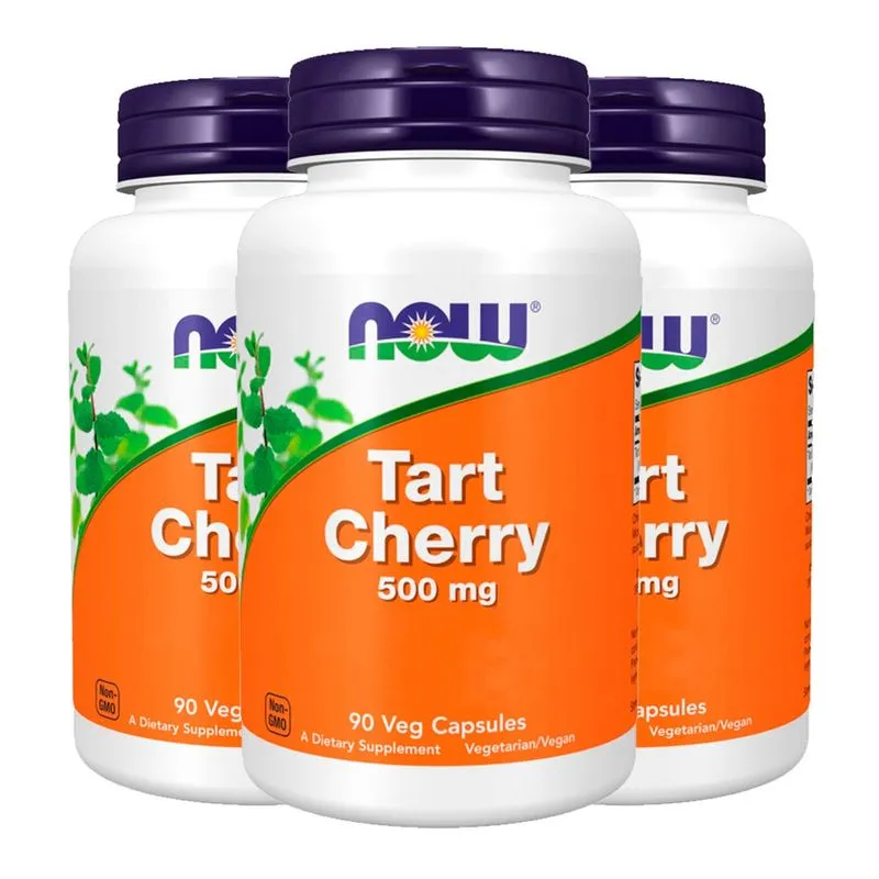 Cereja Azeda 500mg Now Foods Tart Cherry 90Cáp Importado 3un