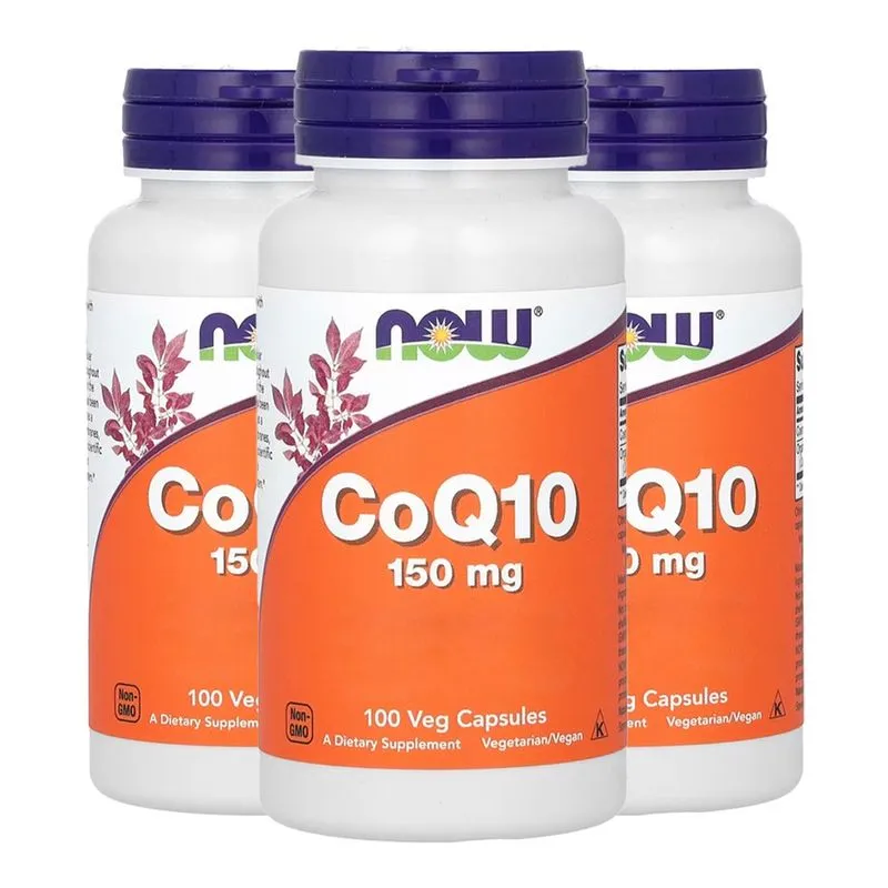 Coenzima CoQ10 150mg Now Foods 100 Cápsulas Importado 3un