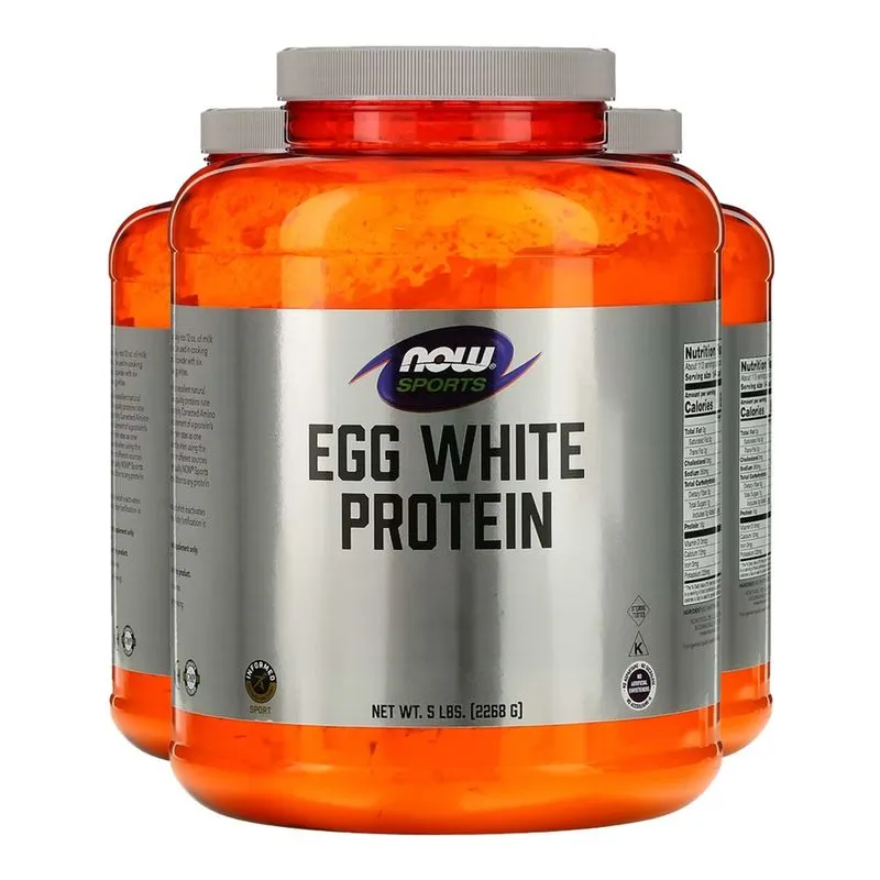 Whey Protein Egg Clara Ovo Now Foods 2268 Pó Importado 3un