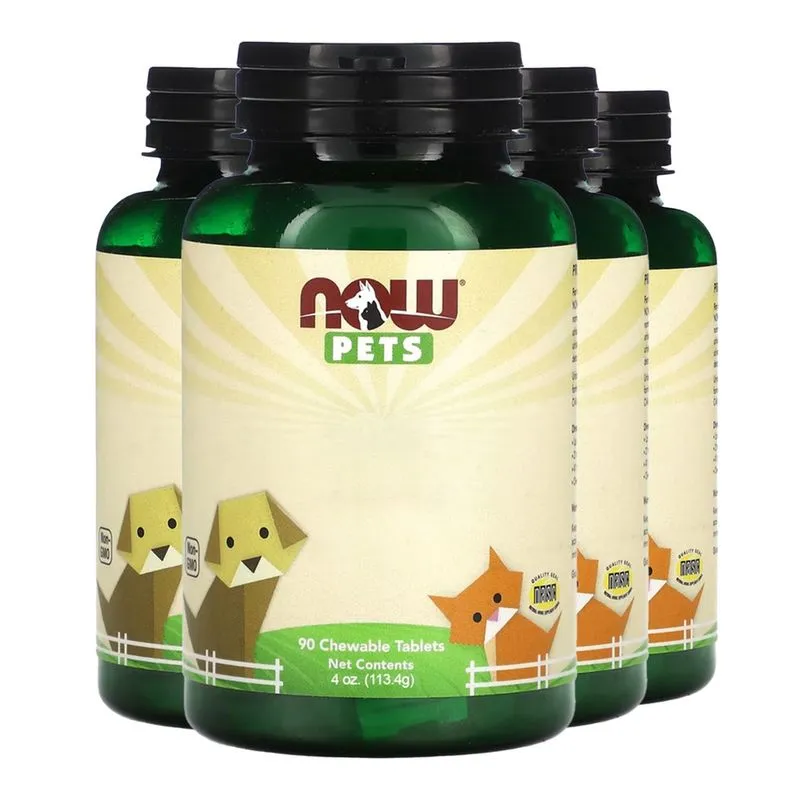 Suporte Urinário Cães/Gato Now Foods 113g 90Tb Importado 4un