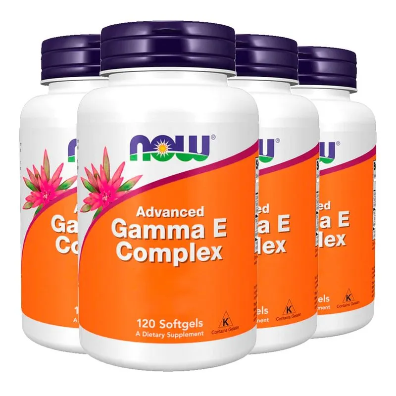 Complexo Gama E Advanced Now Foods 120 Soft Importado 4un