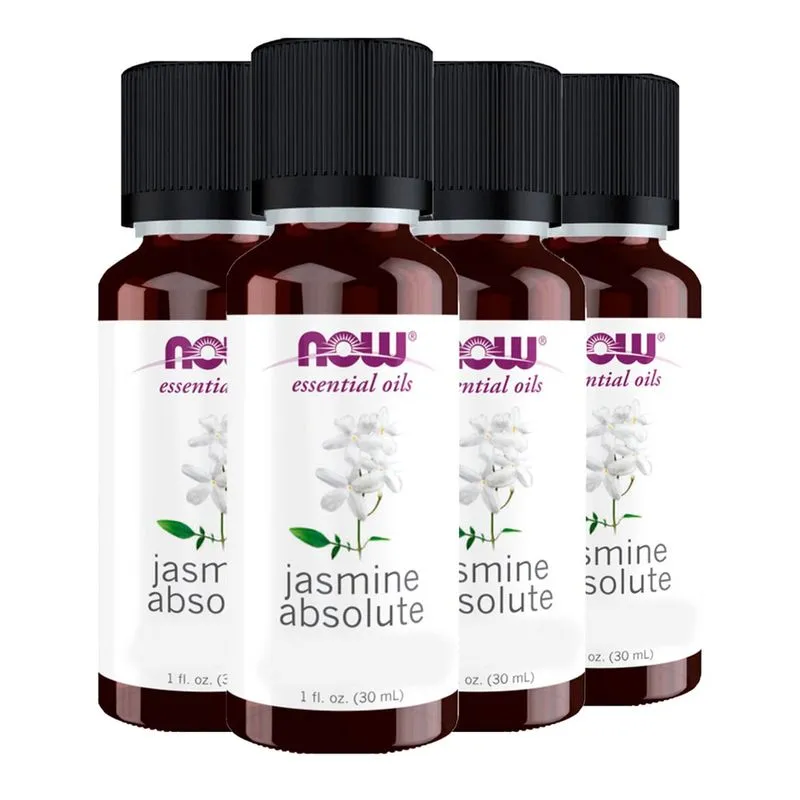Mistura de Óleo Jasmim Absoluto Now Foods 30ml Importado 4un