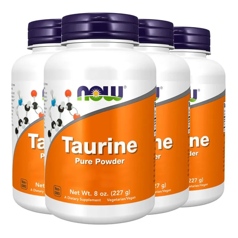 Taurina em Pó Now Foods 227 g Importado 4un