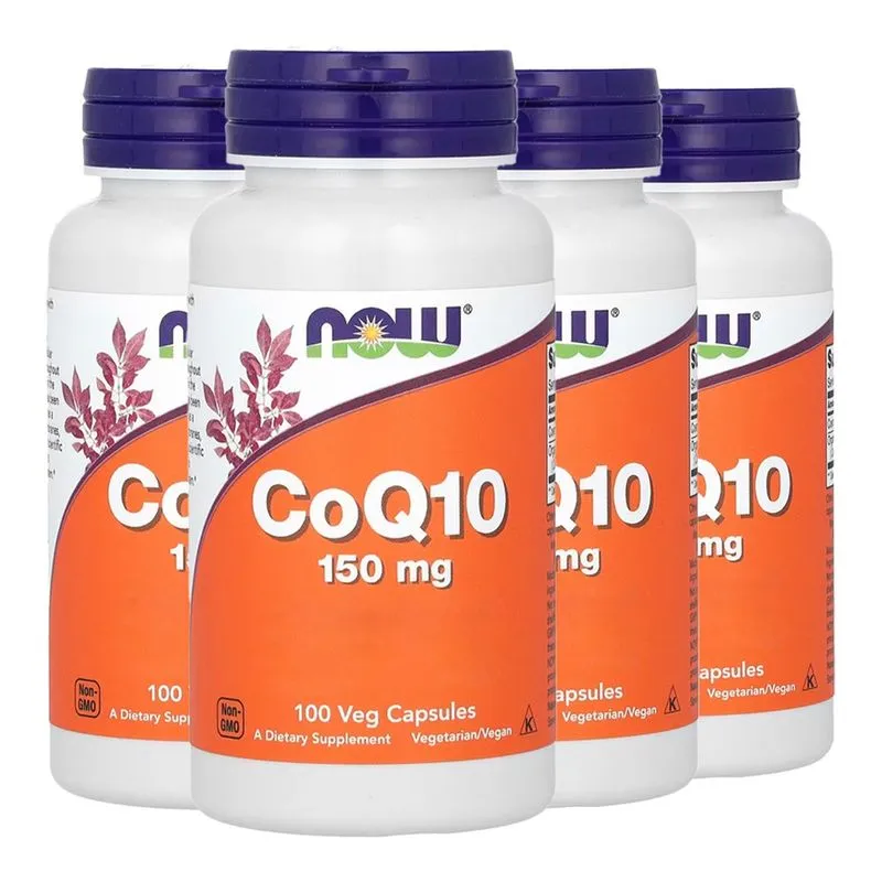 Coenzima CoQ10 150mg Now Foods 100 Cápsulas Importado 4un