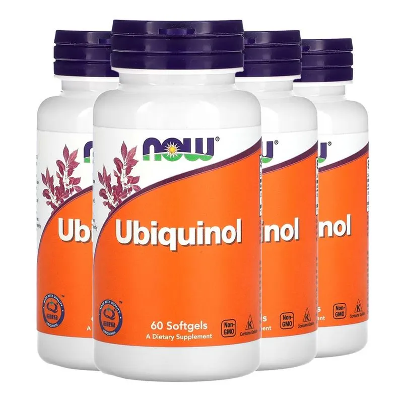 Ubiquinol 100 mg Now Foods 60 Softgels Importado 4un
