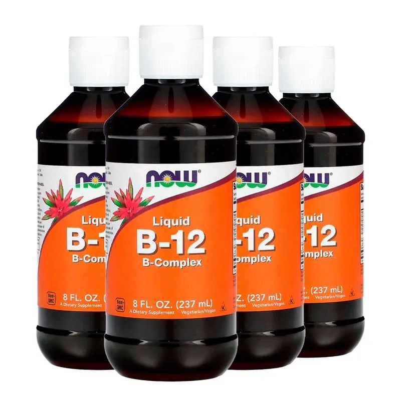 Complexo de Vitamina B-12 Now Foods 237 ml Importado 4un