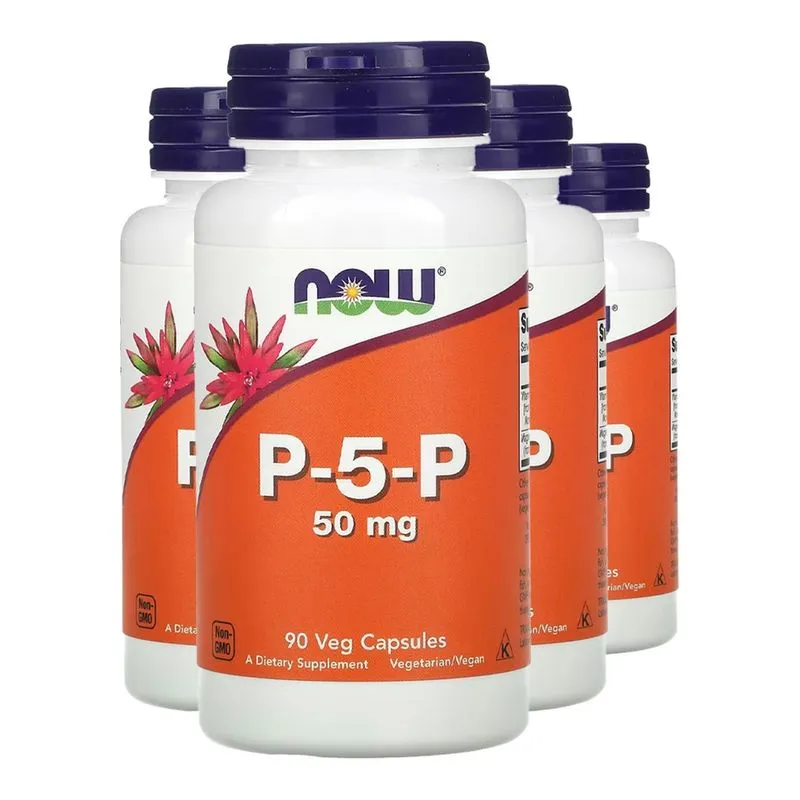 P-5-P 50mg Now Foods 90 Cápsulas Importado 4un