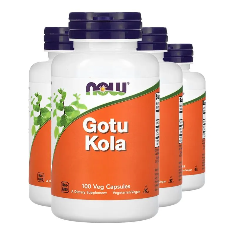 Gotu Kola 450mg Now Foods 100 Cáps Importado 4un