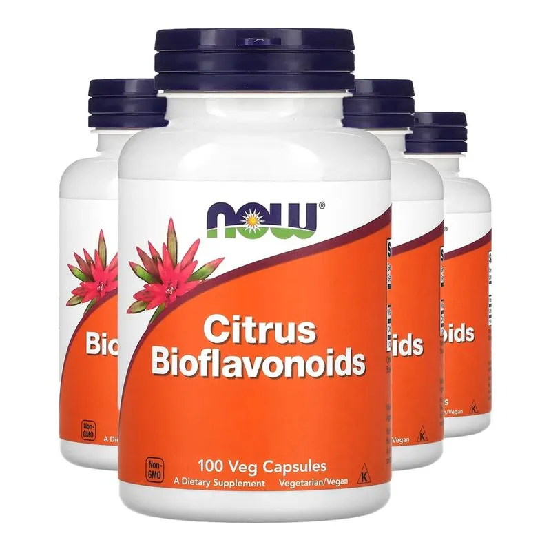Bioflavonóides Cítricos Now Foods 100 Cáps Importado 4un