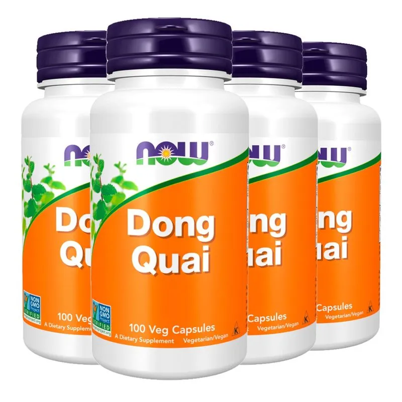 Dong Quai 520 mg Now Foods 100 Cáps Importado 4un