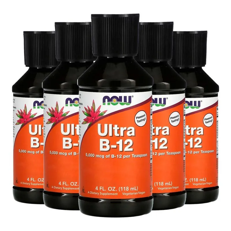 Ultra B-12 Vitamina Complexo B Now Foods 118ml Importado 5un