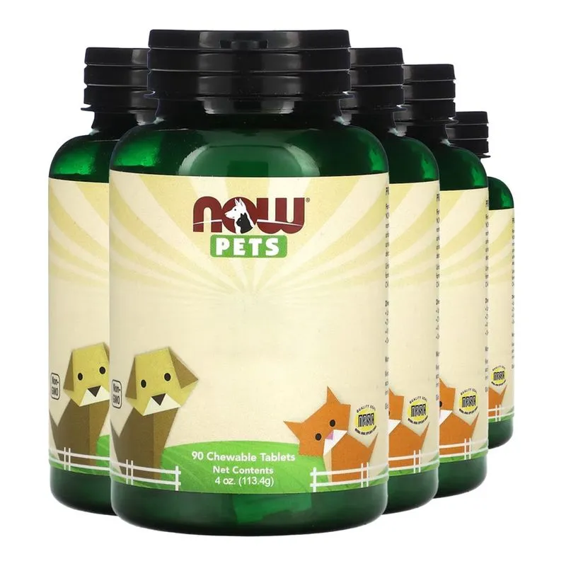 Suporte Urinário Cães/Gato Now Foods 113g 90Tb Importado 5un