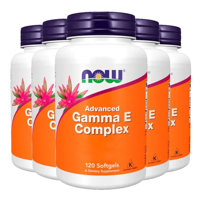 Complexo Gama E Advanced Now Foods 120 Soft Importado 5un