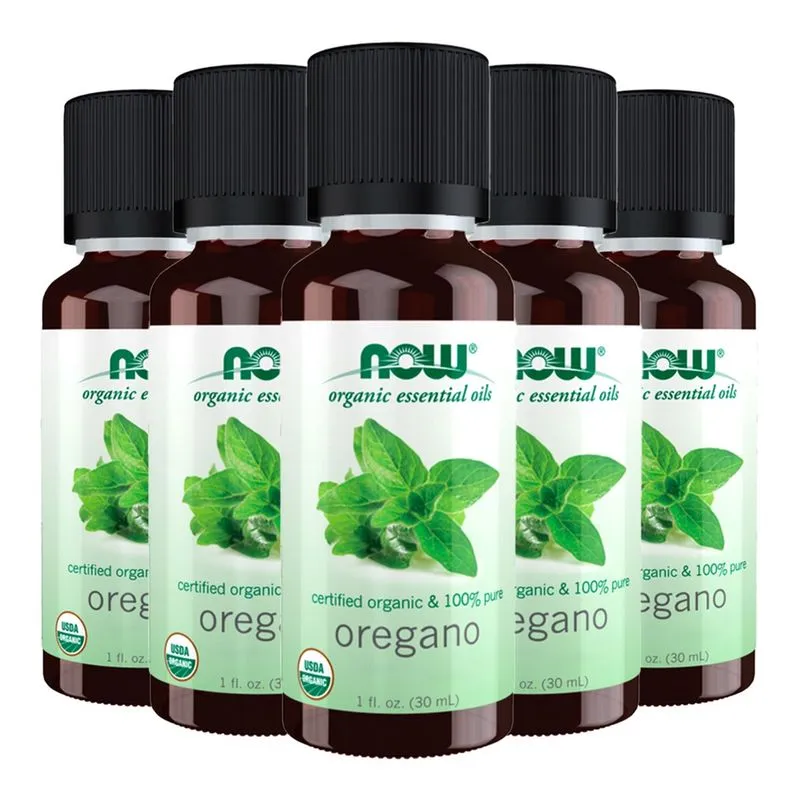 Óleo de Orégano Now Foods 30 ml Orgânico Importado 5un