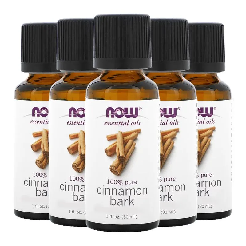Óleo de Casca de Canela Now Foods 30 ml Importado 5un