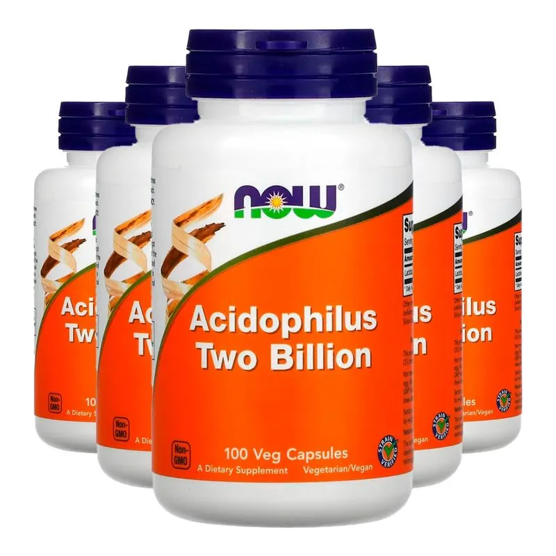 Acidophilus Two 20mg Now Foods 100 Cápsulas Importado 5un