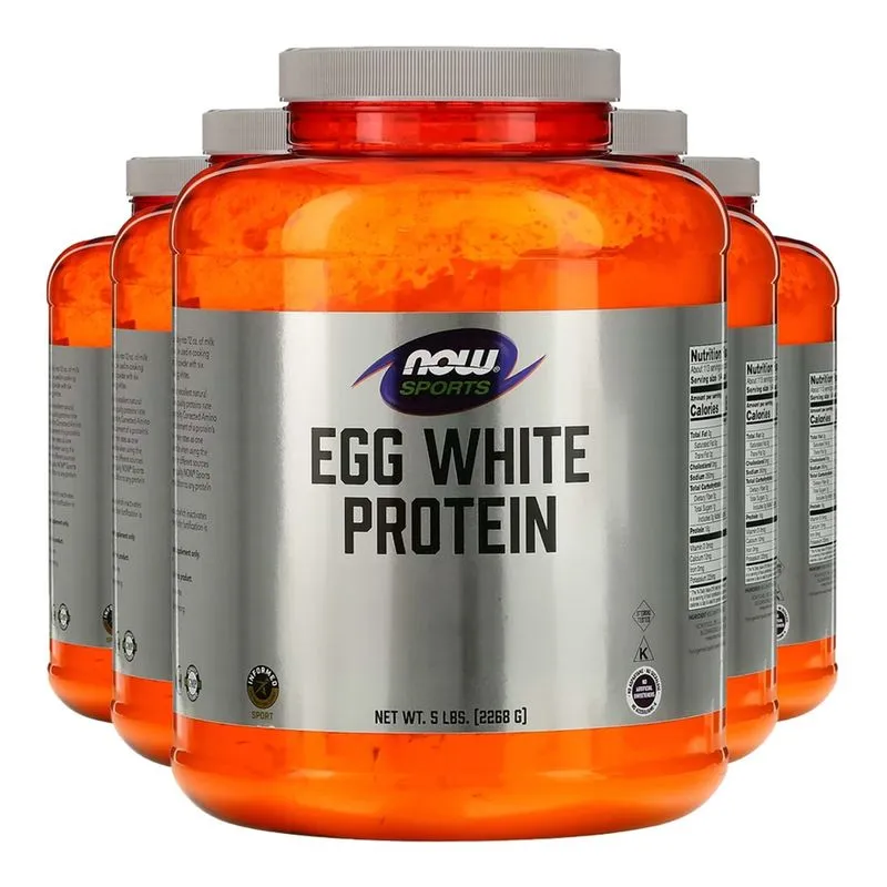 Whey Protein Egg Clara Ovo Now Foods 2268 Pó Importado 5un