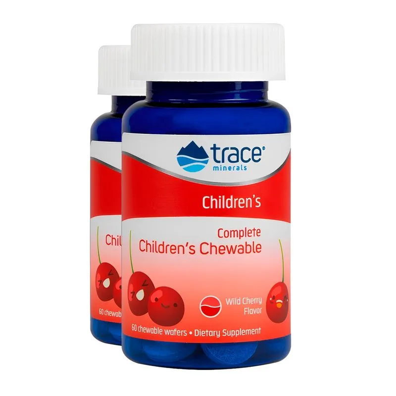 Trace Minerals Multivitamínico Infantil 60tab Mastigável 2un