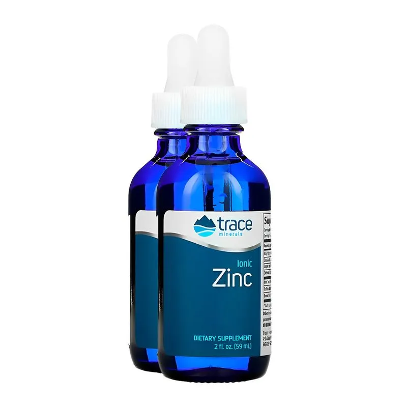 Trace Minerals Zinco Iônico Líquido 50mg 59ml Importado 2un