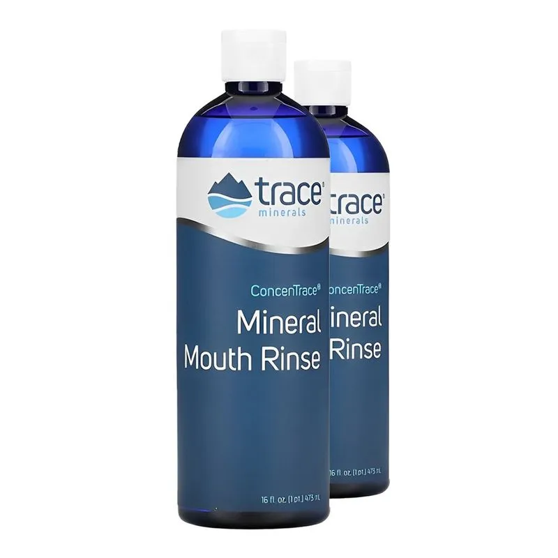 Trace Minerals Enxaguante Bucal 473ml Hortelã Importado 2un