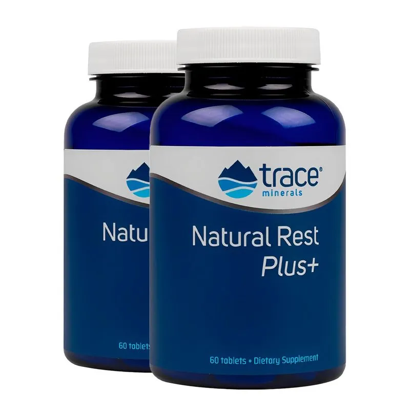 Trace Minerals NaturalRest Plus 60 Tablets Importado 2un