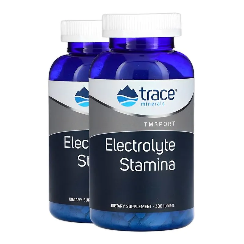 Trace Minerals Eletrólito Stamina 300 Tabs Importado 2un