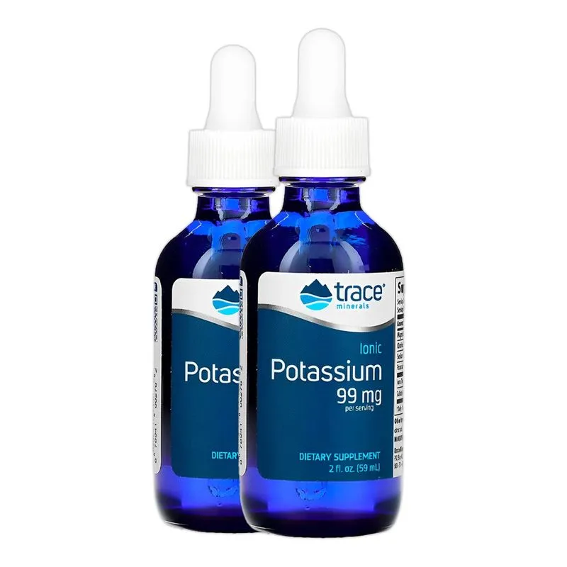 Trace Minerals Potássio Iônico 99mg 59ml Importado 2un