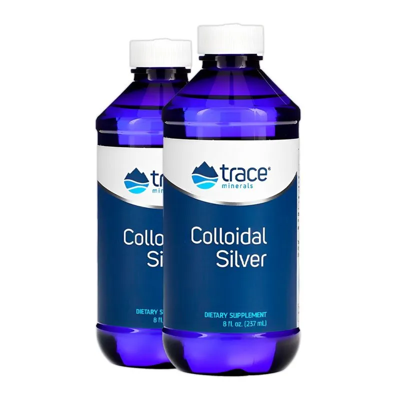 Trace Minerals Prata Coloidal 30 Ppm 237 ml Importado 2un