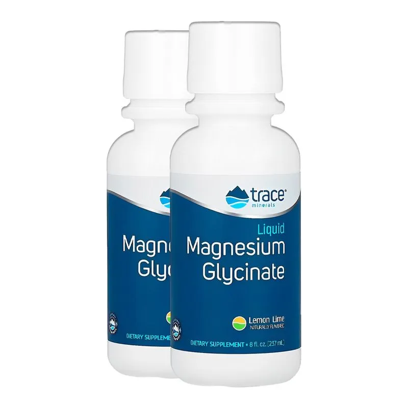 Trace Minerals Glicinato de Magnésio 237ml Importado 2un