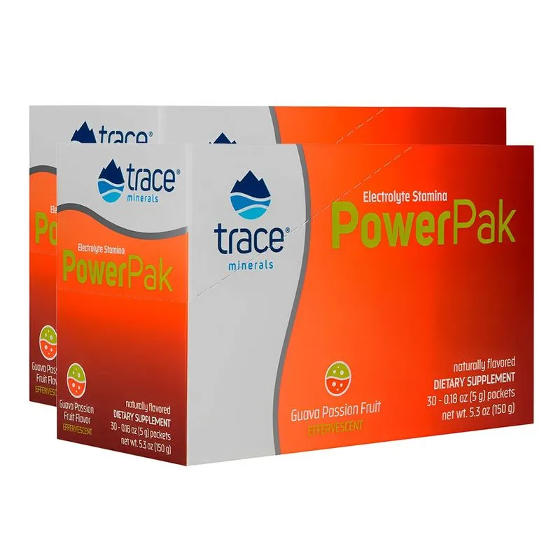 Trace Minerals Eletrólito Stamina Power Pak com 30 Schês 2un