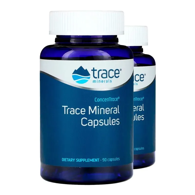 Trace Minerals ConcenTrace Capsules 90 Caps Importado 2un