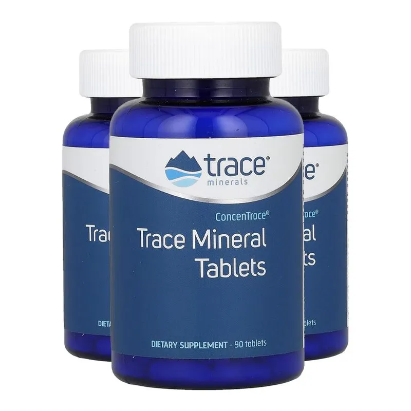 Trace Minerals ConcenTrace Tablets 90 Tabs Importado 3un