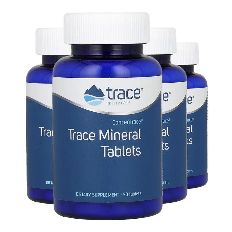Trace Minerals ConcenTrace Tablets 90 Tabs Importado 4un
