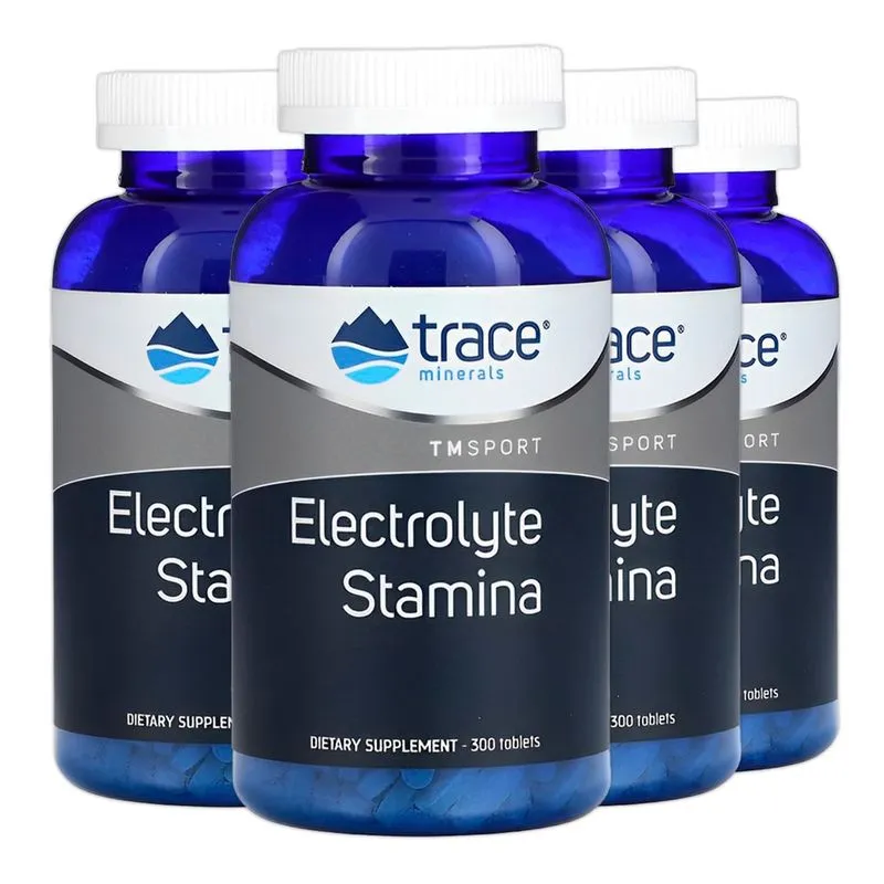 Trace Minerals Eletrólito Stamina 300 Tabs Importado 4un