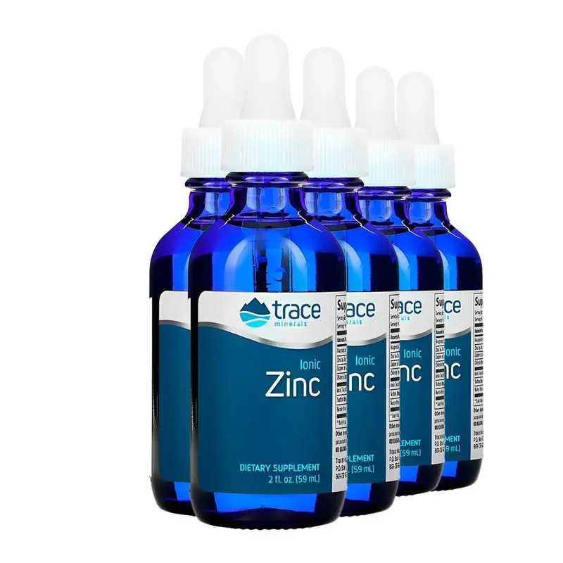 Trace Minerals Zinco Iônico Líquido 50mg 59ml Importado 5un