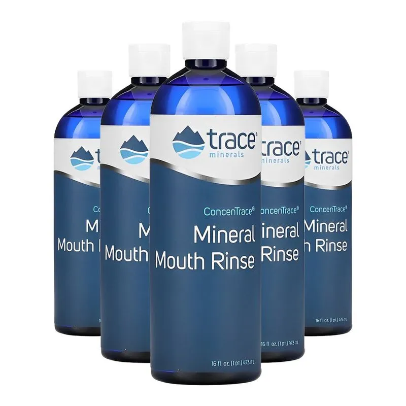 Trace Minerals Enxaguante Bucal 473ml Hortelã Importado 5un