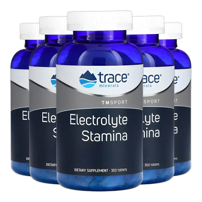 Trace Minerals Eletrólito Stamina 300 Tabs Importado 5un