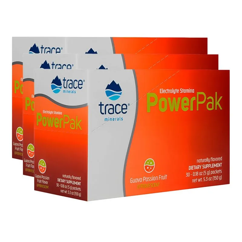 Trace Minerals Eletrólito Stamina Power Pak com 30 Schês 5un