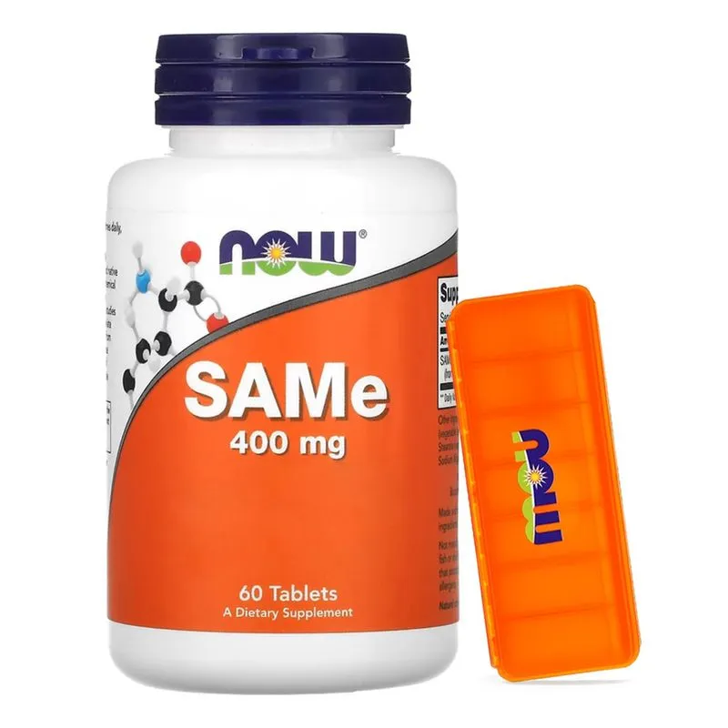 SAMe de 400 mg Now Foods 60 Tablets Importado
