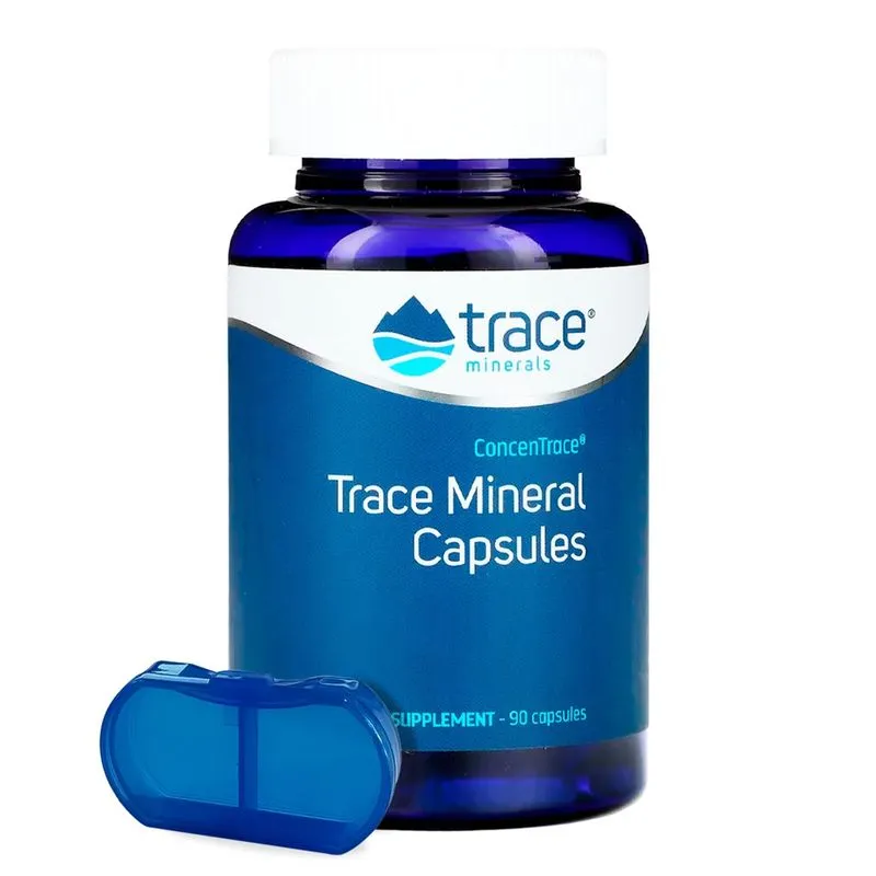 Trace Minerals ConcenTrace Capsules 90 Caps Importado + Porta Cápsulas