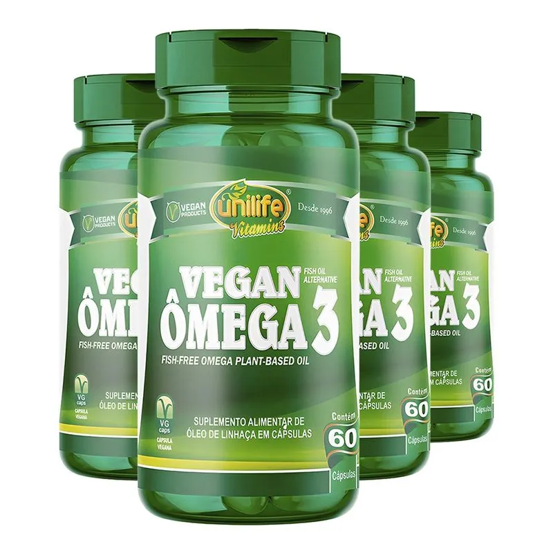 Ômega 3 Vegano Unilife 60 Cápsulas 4un