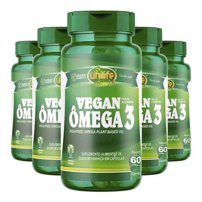 Ômega 3 Vegano Unilife 60 Cápsulas 5un