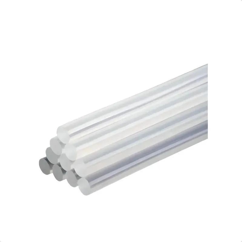 Kit 50 Bastão D Cola Quente Fino 7Mm X 30Cm Branco P Pistola
