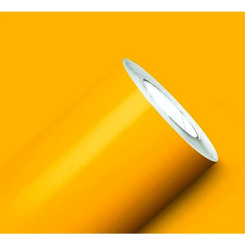 Adesivo Vinílico Envelopar Móveis Amarelo Médio 7,5Mx50Cm