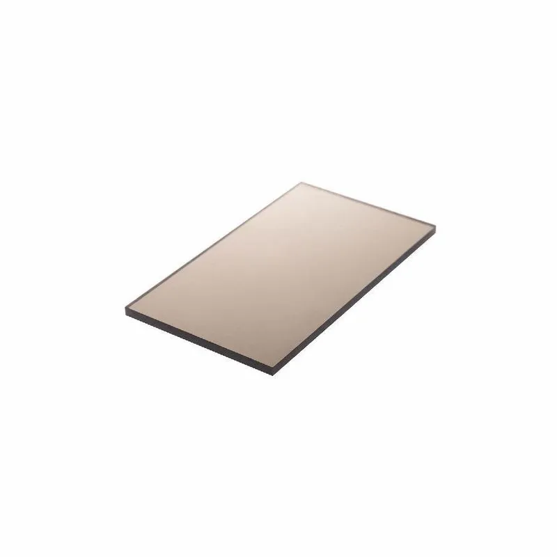 Chapa De Policarbonato Lexan Sabic 52% De Transmissão De Luz Bronze RM Policarbonatos