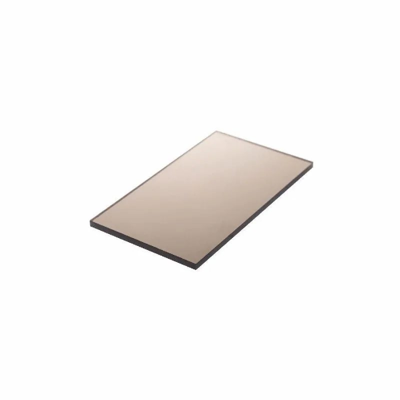 Chapa De Policarbonato Compacto Bronze 3mm 2,00m X 6,00m
