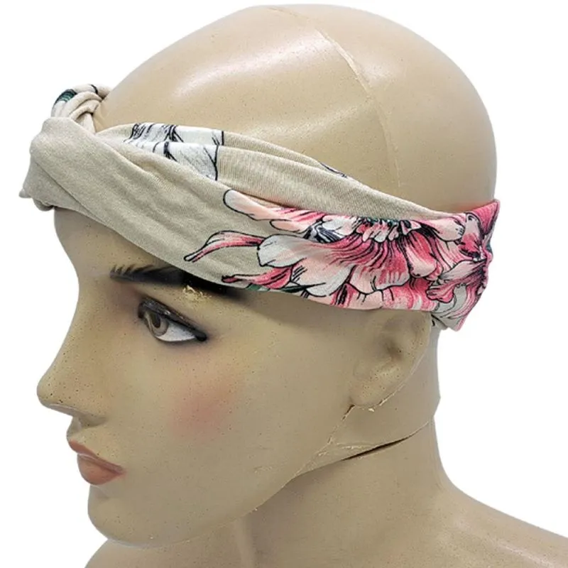 Handband Modelo Turbante Faixa De Cabelo Varias Cores 3 Unid
