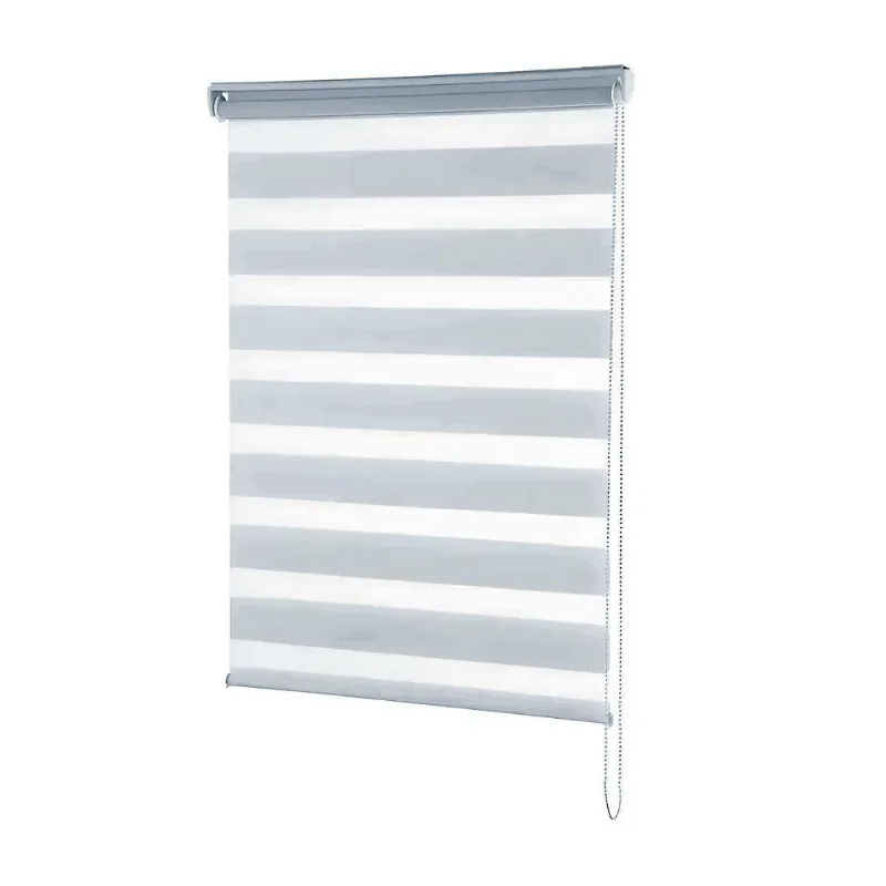 Persiana Double Vision Cinza - 1,30m X 1,80m